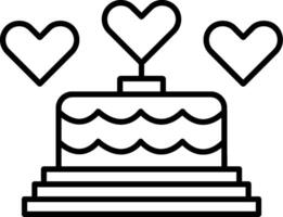 Cake Icon Design vector