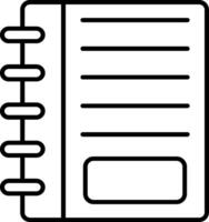 Diary Icon Design vector