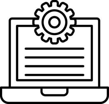 diseño de icono de programación vector