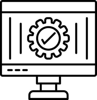 comprobar el diseño del icono vector