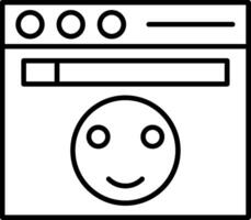 Web Browser Icon Design vector