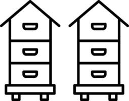 Beehive Icon Design vector