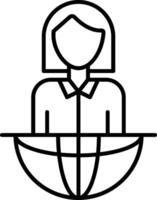 Presenter Icon Design vector