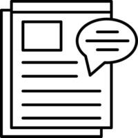 Blog Icon Design vector