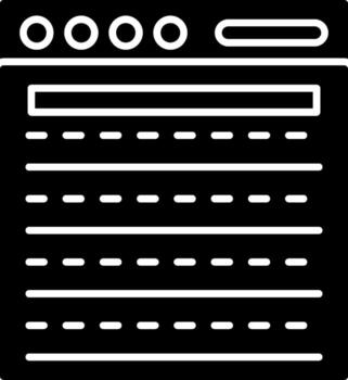navegador ventana icono vector