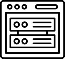 Database Icon Design vector