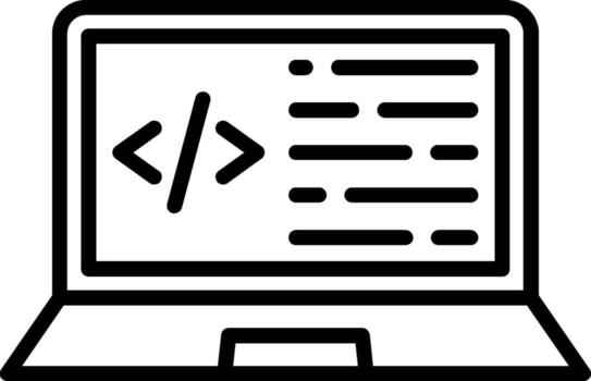 programación icono diseño vector