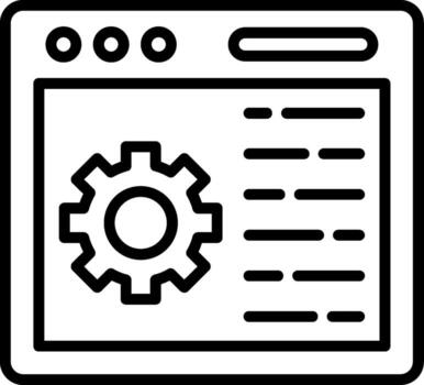 Development Icon Design vector