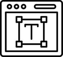 Font Design Icon Design vector