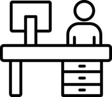Work Space Icon Design vector