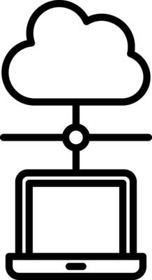 Cloud Network Icon Design
