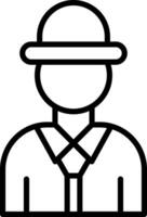 Worker Icon Design vector