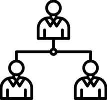 Hierarchy Icon Design vector
