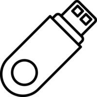 Usb Flash Drive Icon Design vector