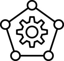 Network Icon Design vector