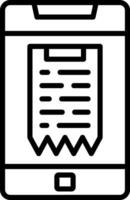 Bill Icon Design vector