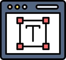 Font Design Icon Design vector