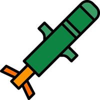 Missile Icon Design vector
