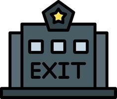 Exit Icon Design vector