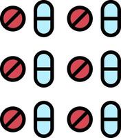 Pills Icon Design vector