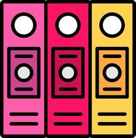 Binders Icon Design vector
