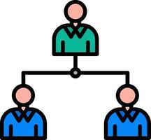 Hierarchy Icon Design vector