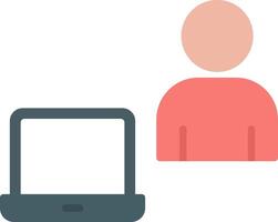 Work From Home Icon Design vector