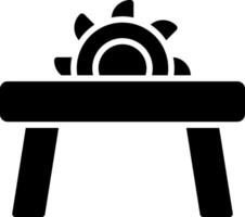 Table Saw Icon Design vector
