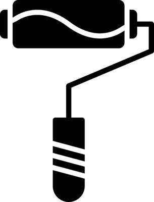 Paint Roller Icon Design