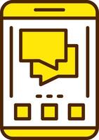 Chat Icon Design Symbol vector