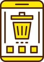 Trash Icon Design Symbol vector