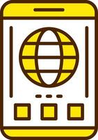 Globe Icon Design Symbol vector