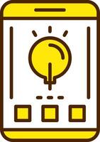Lightbulb Icon Design Symbol vector