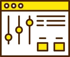Filter Icon Design vector