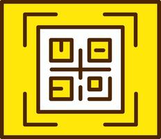 QR Code Icon Design vector