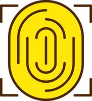 Biometric authentication Icon Design Symbol vector