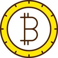 Bitcoin Icon Design Symbol vector