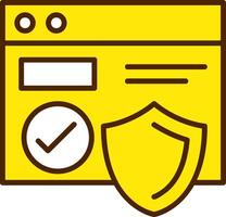 Online security Icon Design Symbol vector