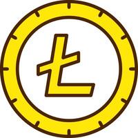 Litecoin Icon Design Symbol vector