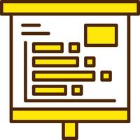Horizontal Bars showing Icon Design Symbol vector