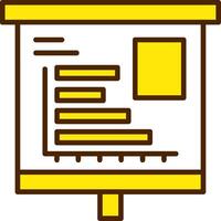 Horizontal Bar Chart Icon Design Symbol vector