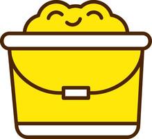 Sand bucket Icon Design Symbol vector