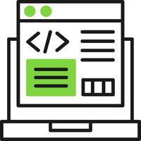 Code Refactoring Icon Design vector