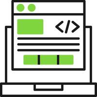 Programming Icon Design vector