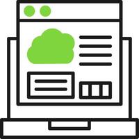 Cloud Coding Icon Design vector