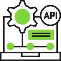 API Icon Design vector