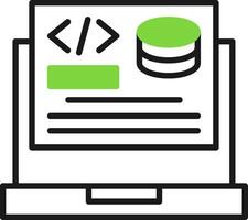 Backend Development Icon Design vector