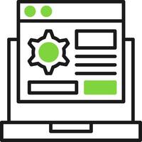 Custom Features Icon Design vector