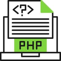Php File Icon Design vector