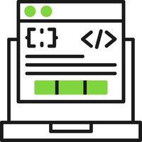 Code Processor Icon Design vector